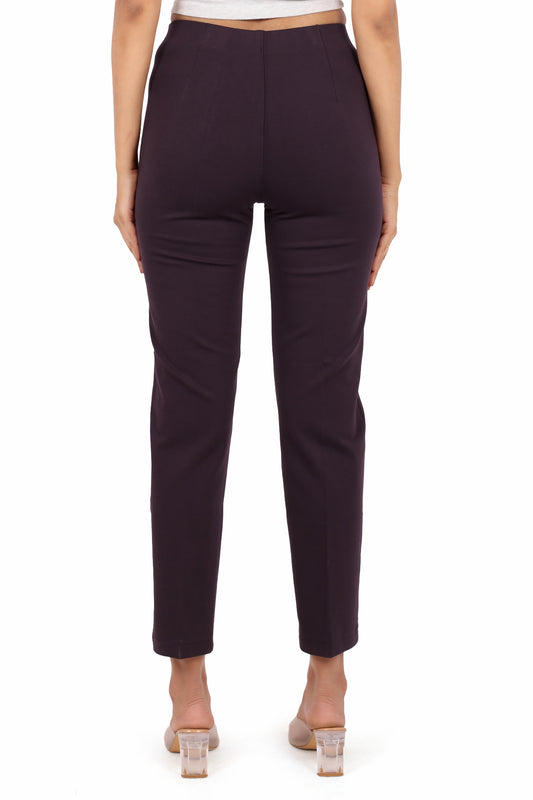 Women’s Korean Style Slim-Fit Black Pants2