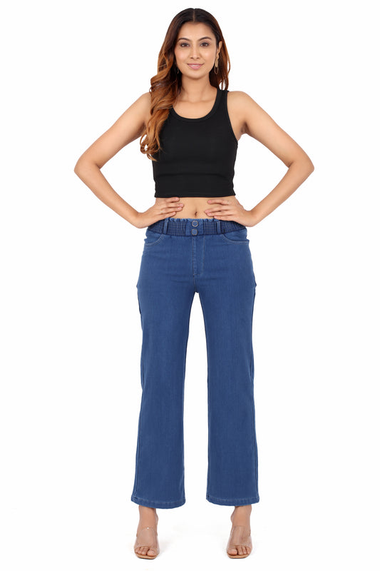 Women’s Korean Style Straight Fit Pants with Elastic4
