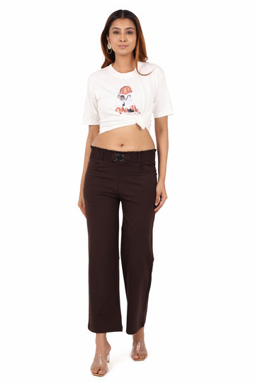 Women’s Korean Style Straight Fit Pants with Elastic5