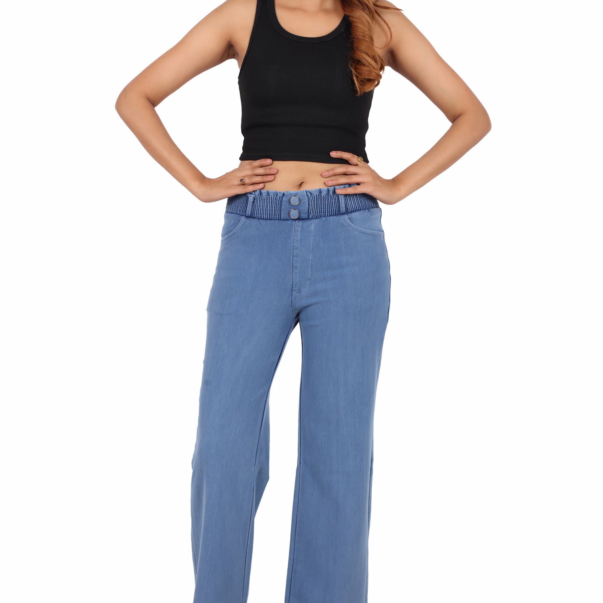 Women’s Korean Style Straight Fit Pants with Elastic6